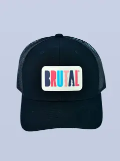 GORRA NEGRA LOGO MULTICOLOR