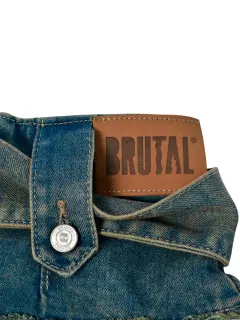 FALDA DE JEAN CON CORREA BRUTAL