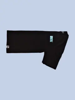 FRANELA OVERSIZE NEGRA BRUTAL AZUL
