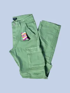 JEAN CARGO VERDE