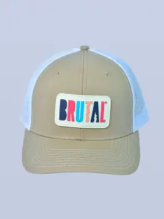 GORRA BEIGE LOGO MULTICOLOR