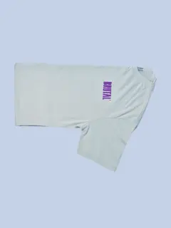 FRANELA OVERSIZE GRIS BRUTAL MORADO