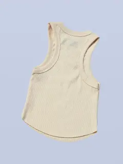 TOP BASICO BEIGE SIN MANGAS