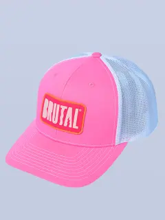 GORRA ROSADA LOGOROSA Y BEIGE
