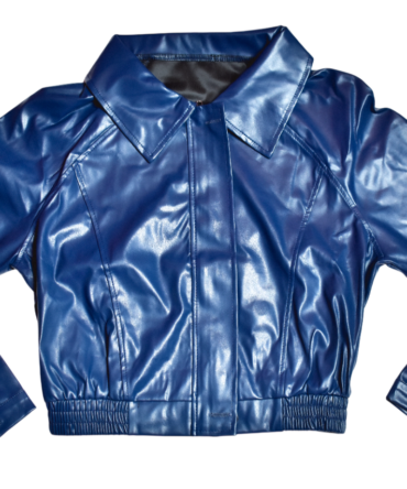 CHAQUETA AZUL CUERO