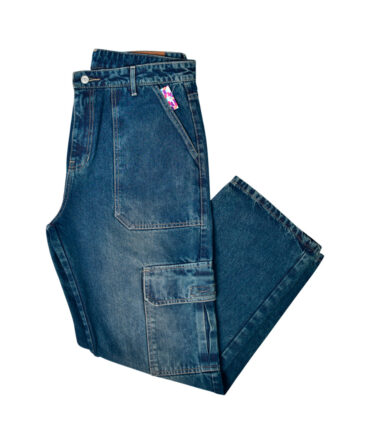JEAN CARGO DENIM OSCURO