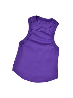 TOP BASICO MORADO SIN MANGAS