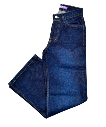 JEAN WIDE LEG DENIM OSCURO