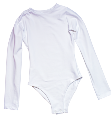 BODY MANGA LARGA BLANCO