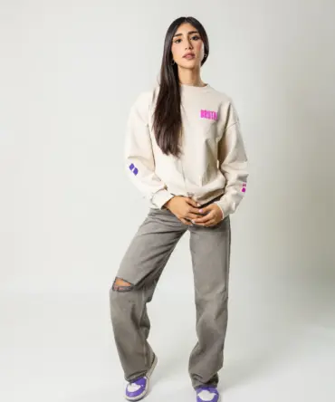 Pull over beige brutal