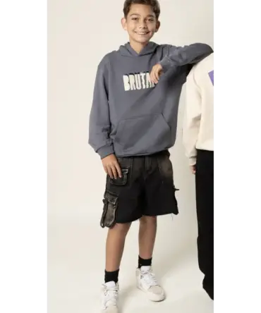 Hoodie gris BRUTAL LEVEL 2