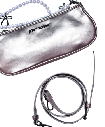 CARTERA PLATEADA BETSEY JHONSON_a3f17