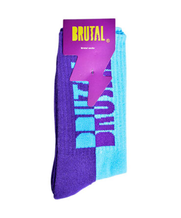 MEDIA BRUTAL AZUL CON MORADO
